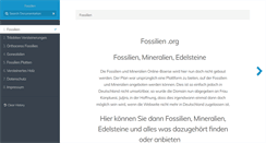 Desktop Screenshot of fossilien.org