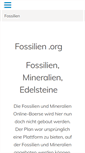 Mobile Screenshot of fossilien.org