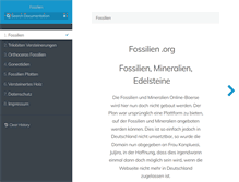 Tablet Screenshot of fossilien.org