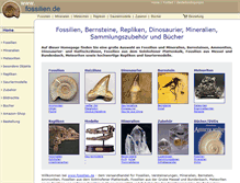 Tablet Screenshot of fossilien.de